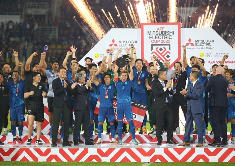 Thái Lan đang là đội có nhiều chức vô địch AFF Cup nhất