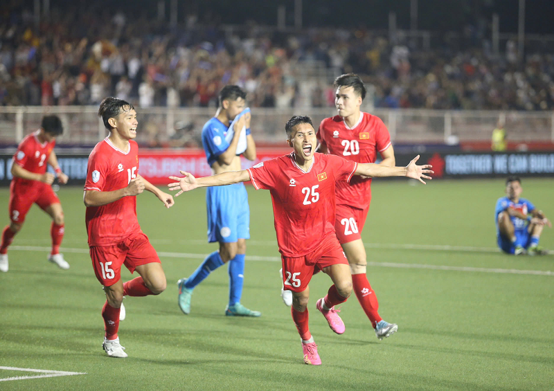 Việt Nam thắng đậm trước Myanmar với tỷ số 5-0