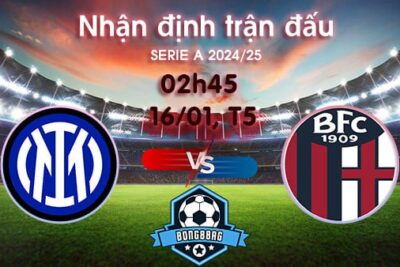 Soi kèo Inter vs Bologna, 02h45 ngày 16/01/2025 – Serie A