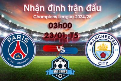 Soi kèo PSG vs Man City, 03h00 ngày 23/01/2025 – Cúp C1 Châu Âu