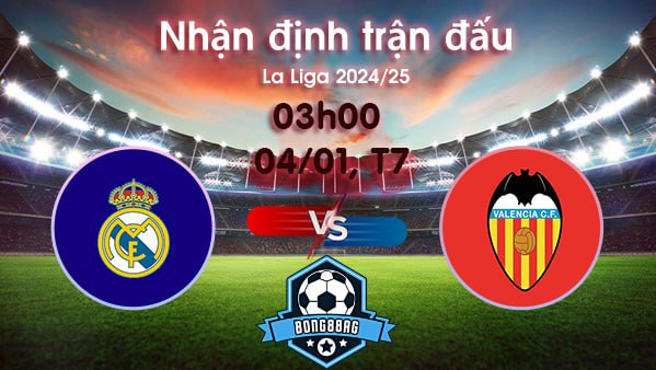 Soi kèo Valencia vs Real Madrid, 03h00 ngày 04/01/2025 – La Liga