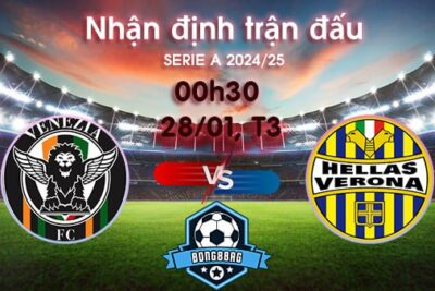 Soi kèo Venezia vs Verona, 00h30 ngày 28/01/2025 – Serie A