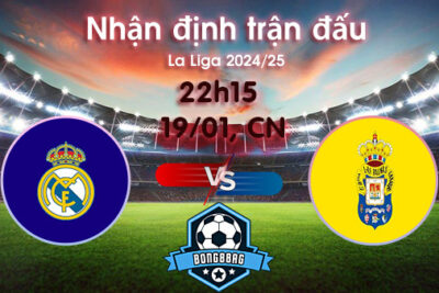 Soi kèo Real Madrid vs Las Palmas, 22h15 ngày 19/01/2024 – La Liga 2024/25