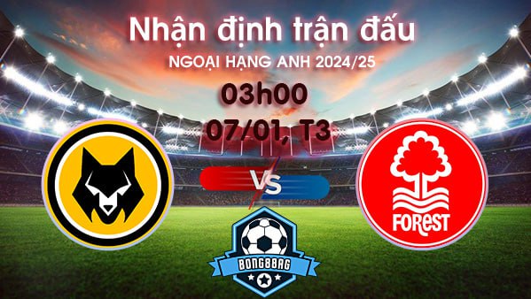 Soi kèo Wolves vs Nottingham, 03h00 ngày 07/01/2025 – Ngoại hạng Anh