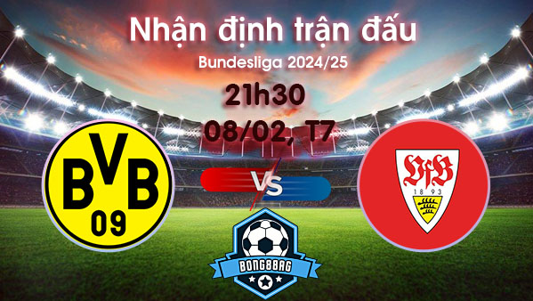 Soi kèo Dortmund vs Stuttgart, 21h30 ngày 08/02/2025 – Bundesliga