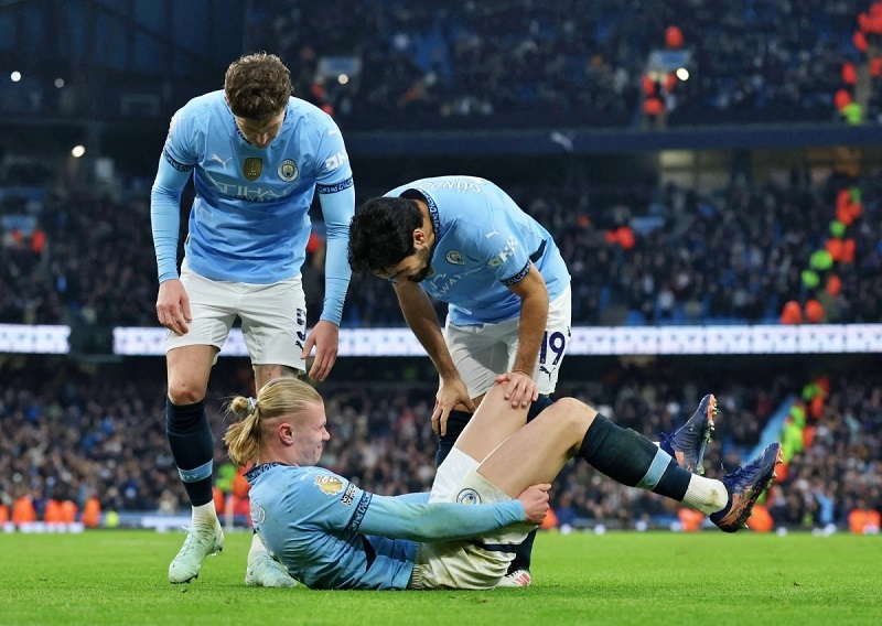 Man City nhận tin xấu từ Erling Haaland