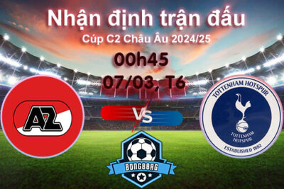 Soi kèo AZ vs Tottenham, 00h45 ngày 07/03/2025 – Cúp 2 Châu Âu